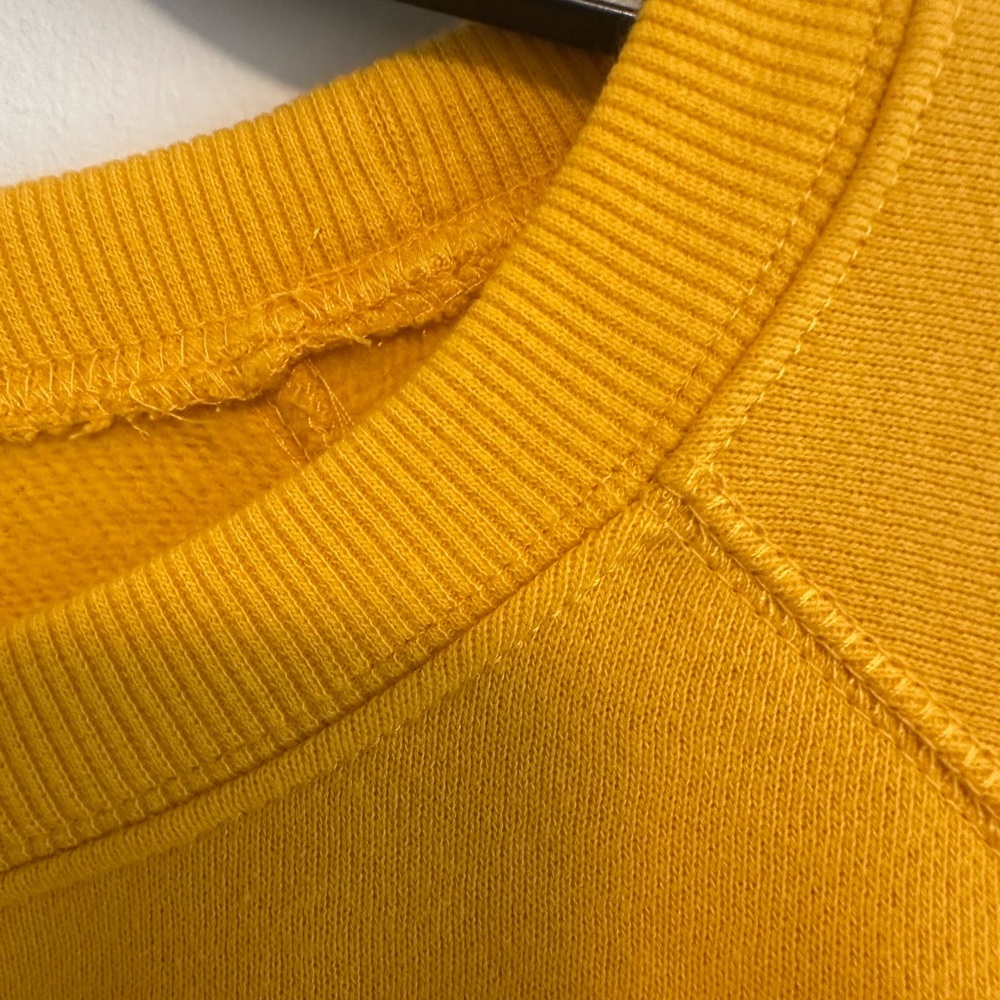 Disney Micky Mouse Crew Neck Sweatshirt Micky Mouse Graphic Yellow Size XXL  NWT - Picture 9 of 9